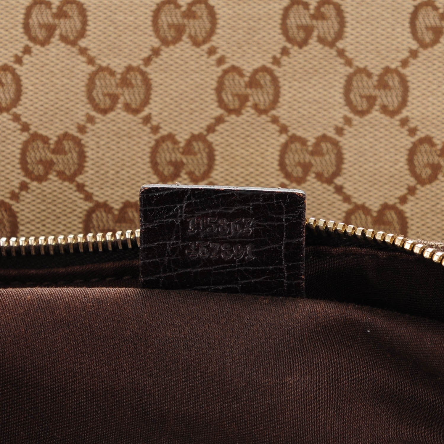 Gucci Monogram Medium Horsebit Chain Hobo Dark Brown 7 of 7