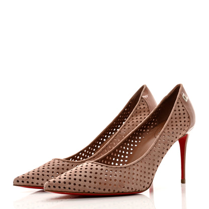 Christian Louboutin Veau Velours Condora 85 Pumps 40.5 Rhea 3 of 8