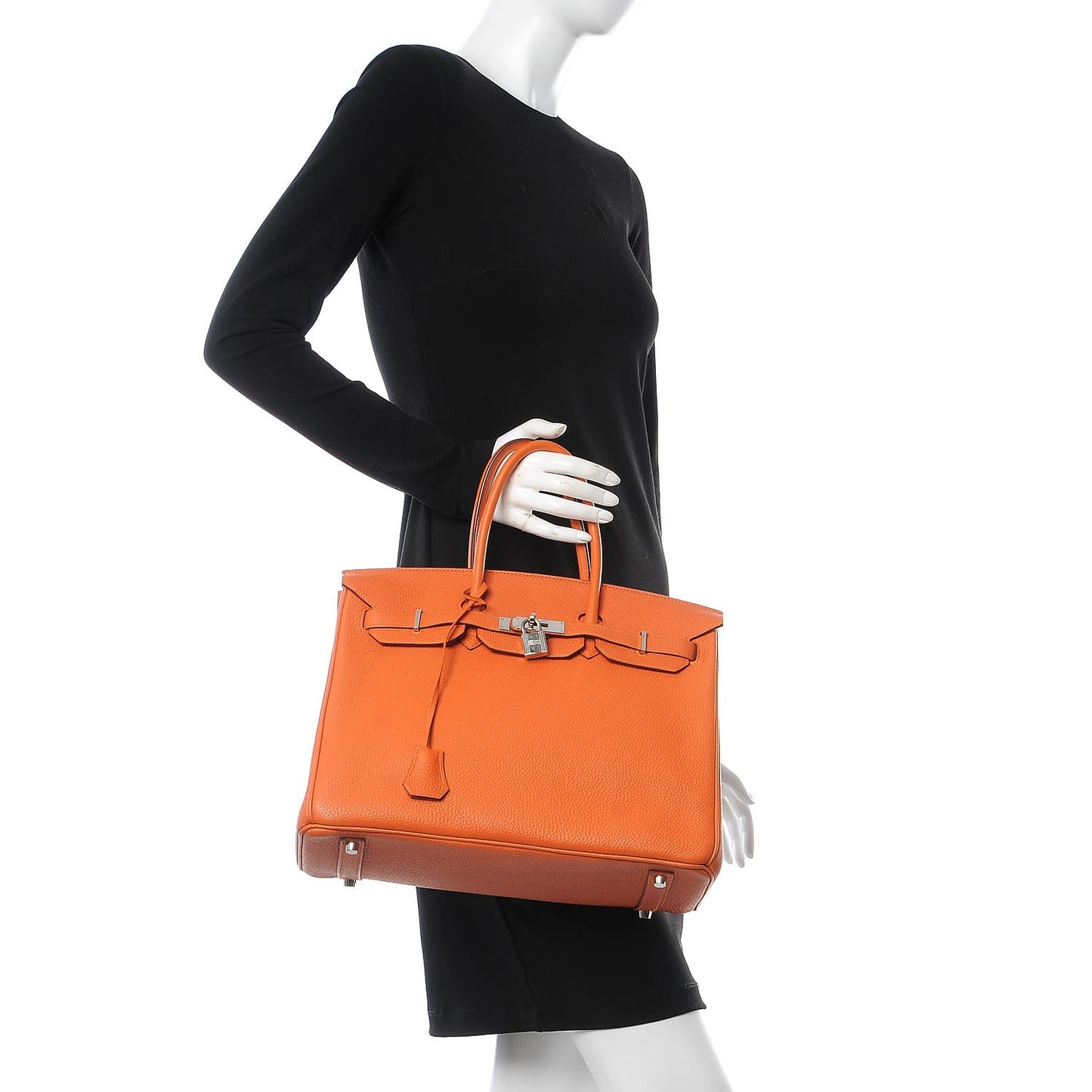 Togo Birkin 35 Orange