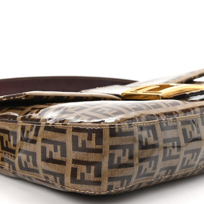 Fendi Vinyl Zucchino Baguette Tobacco 8 of 10