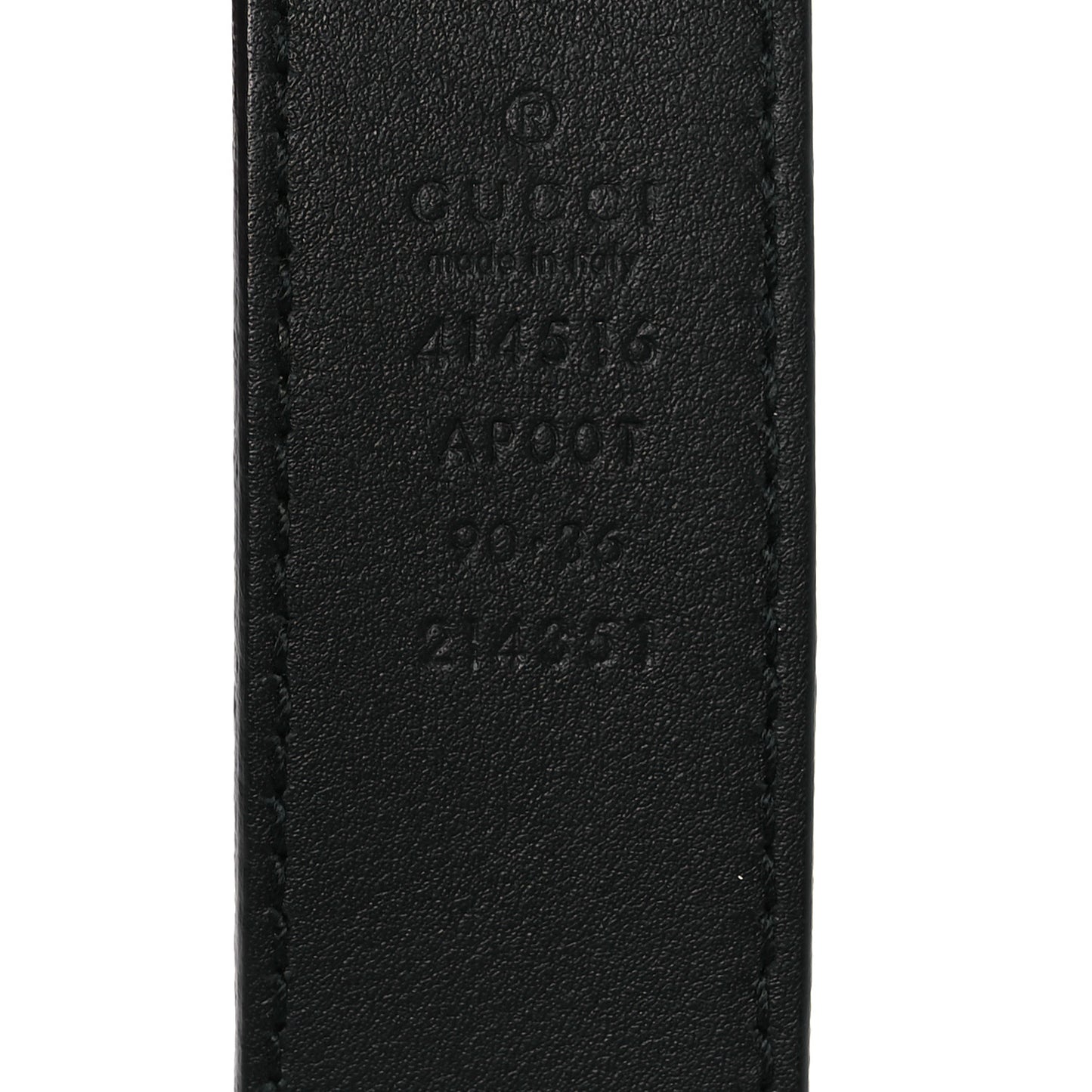 Calfskin Double G 40mm Belt 90 36 Black