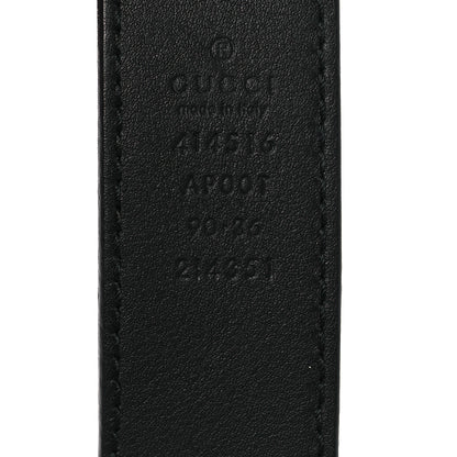 Gucci Calfskin Double G 40mm Belt 90 36 Black 5 of 9
