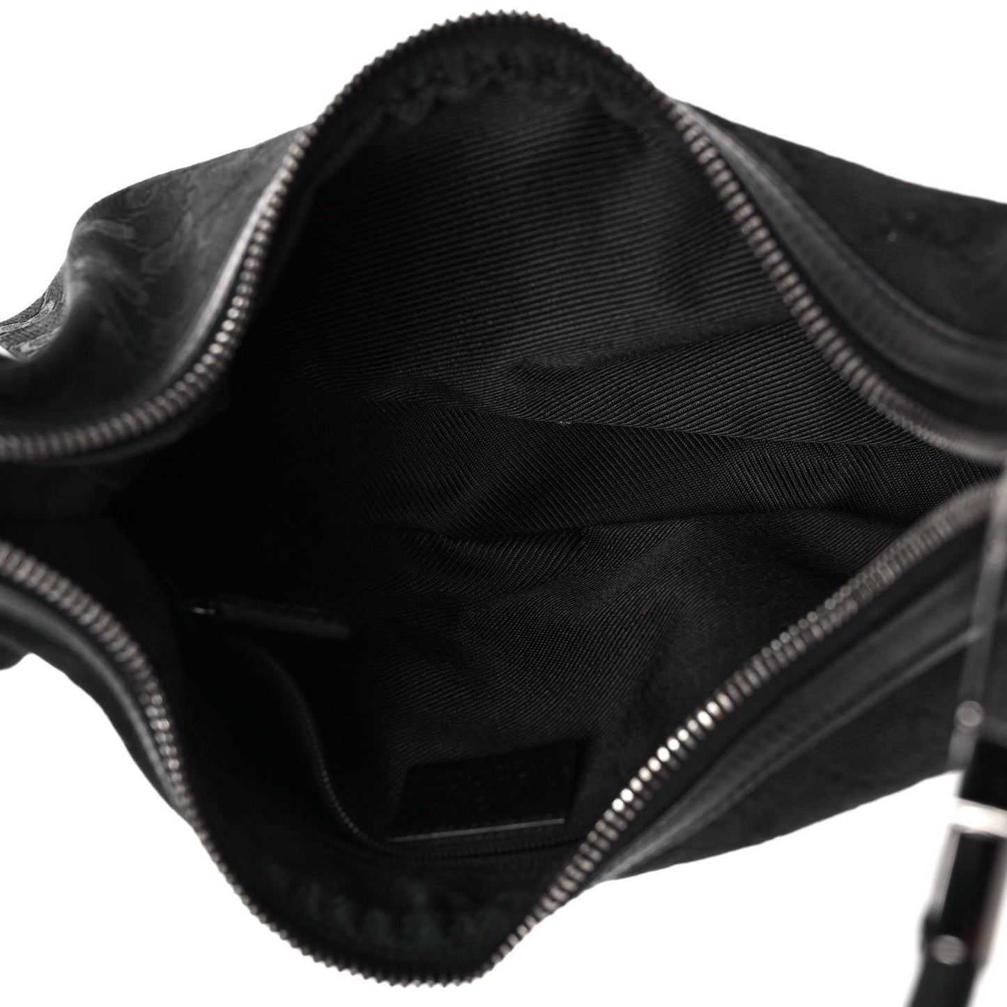 Monogram GG Small Clasp Hobo Black
