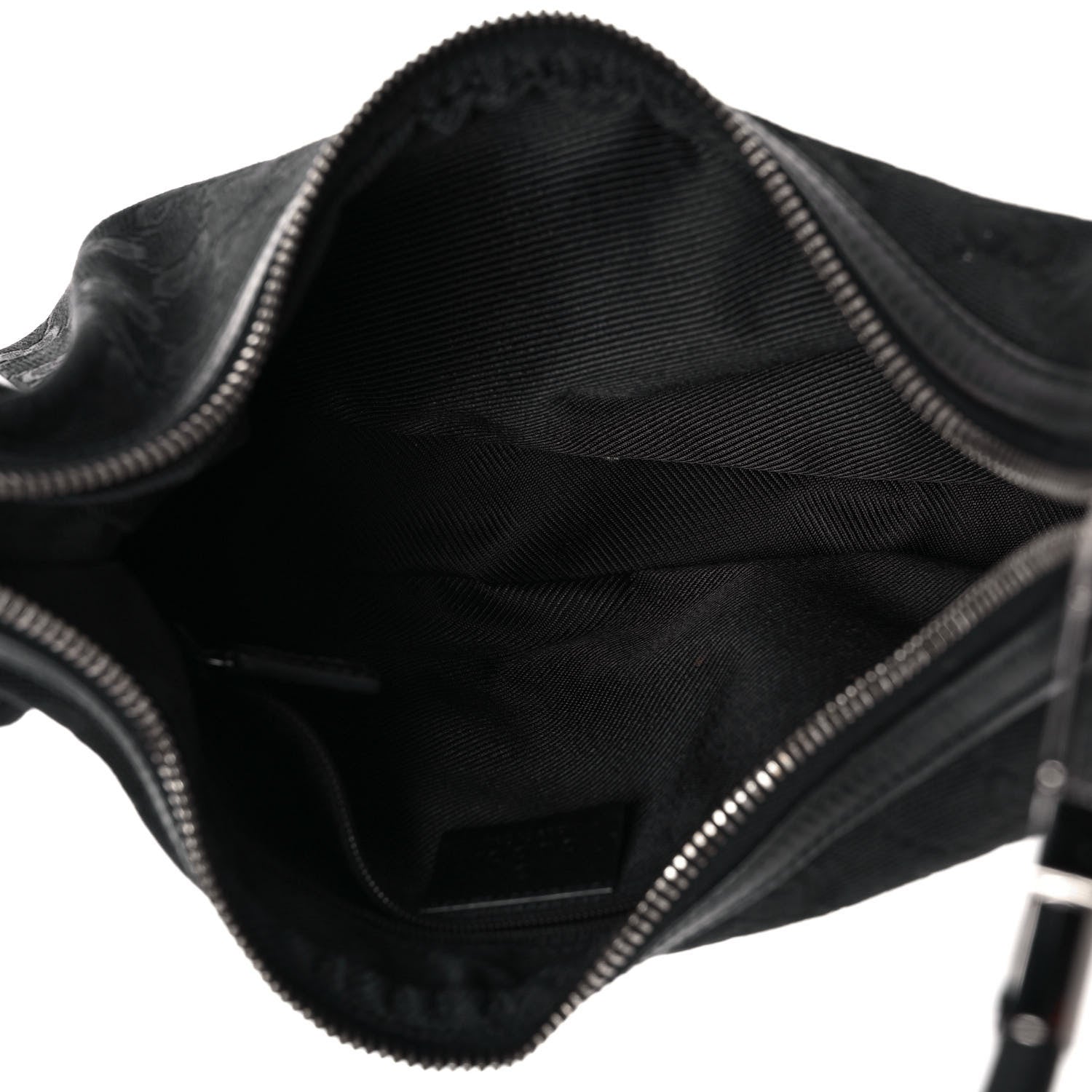 Gucci Monogram GG Small Clasp Hobo Black 5 of 10