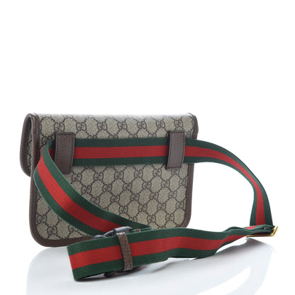 Gucci GG Supreme Monogram Neo Vintage Web Belt Bag Brown 3 of 10