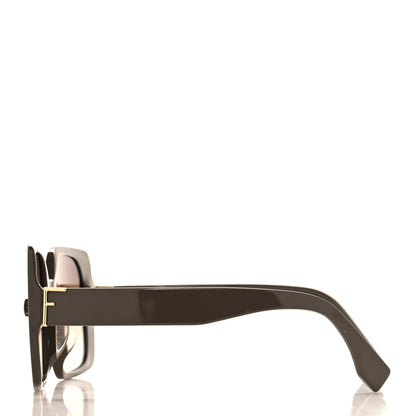 Fendi Acetate Square Sunglasses FE40036U Brown 3 of 7