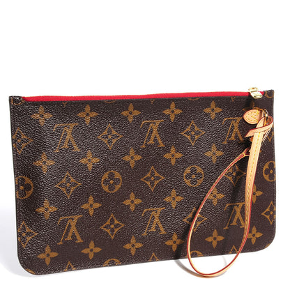 Louis Vuitton Monogram Neverfull MM GM Pochette Cherry 3 of 8