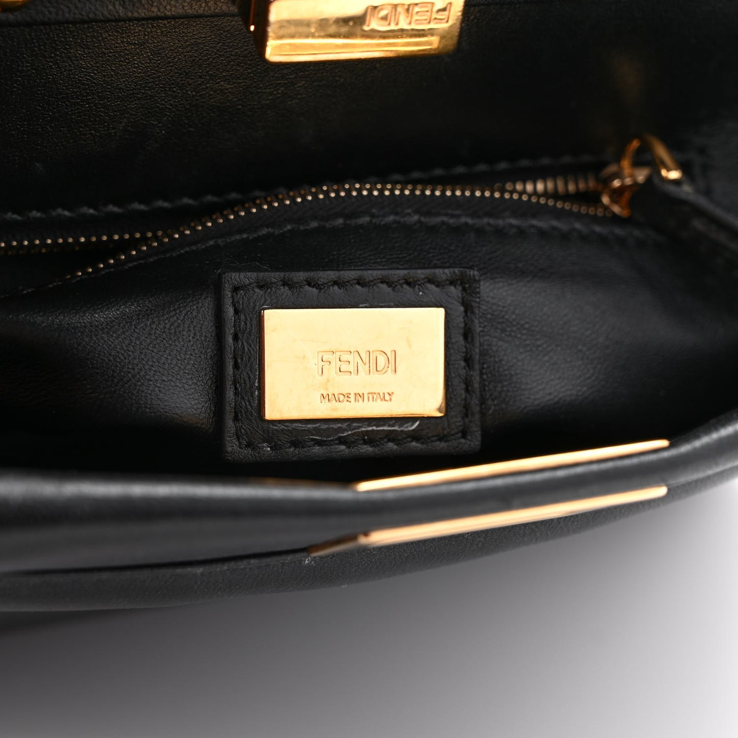 Nappa Mini Peekaboo Iconic Satchel Black