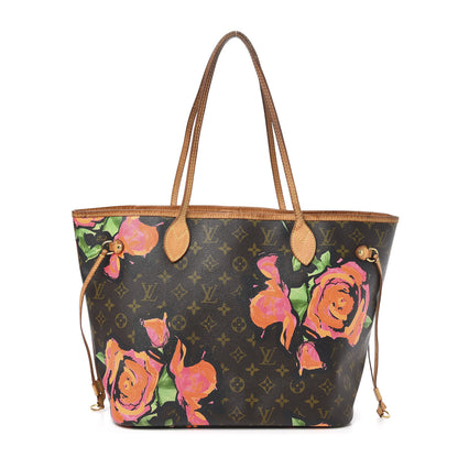 Louis Vuitton Monogram Roses Neverfull MM 1 of 12