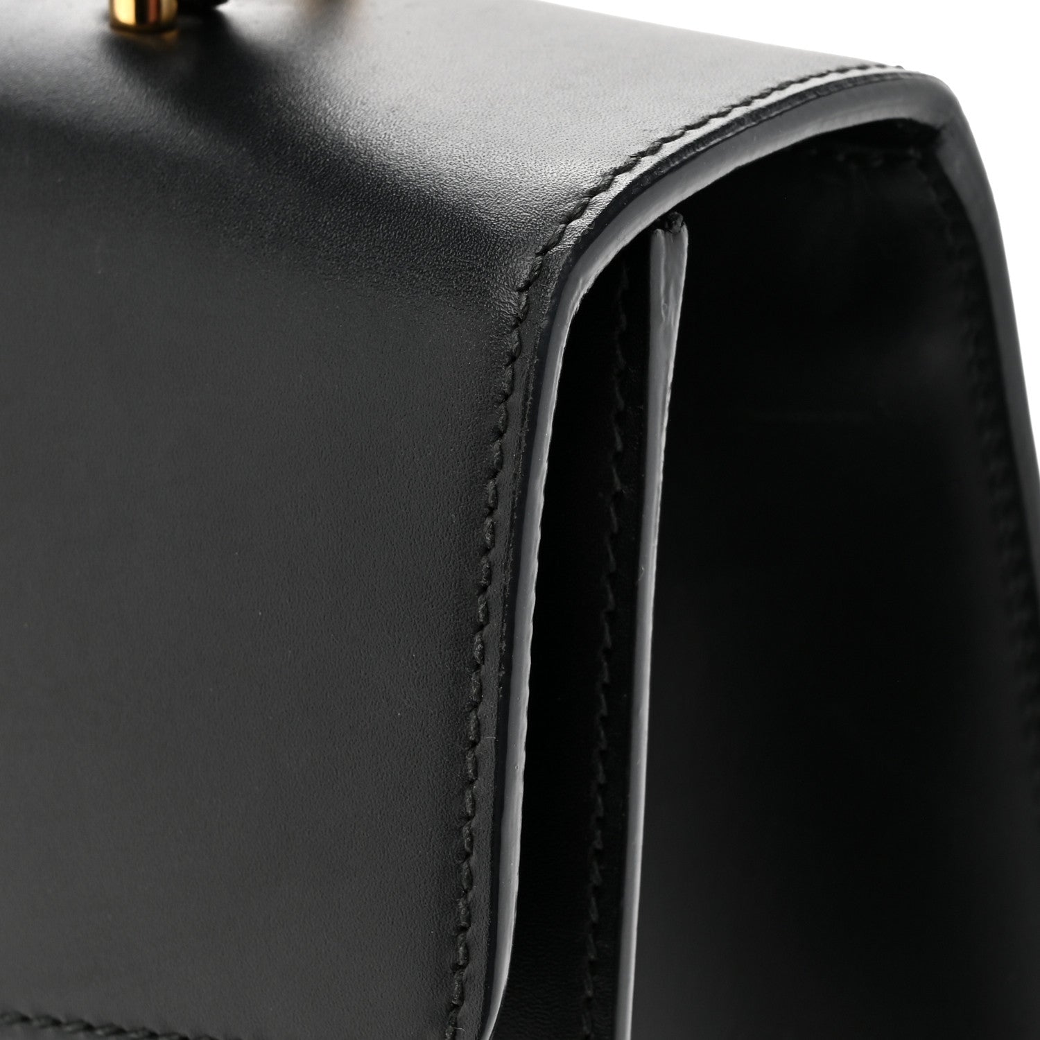 Gucci Calfskin Medium Sylvie Top Handle Bag Black 21 of 21