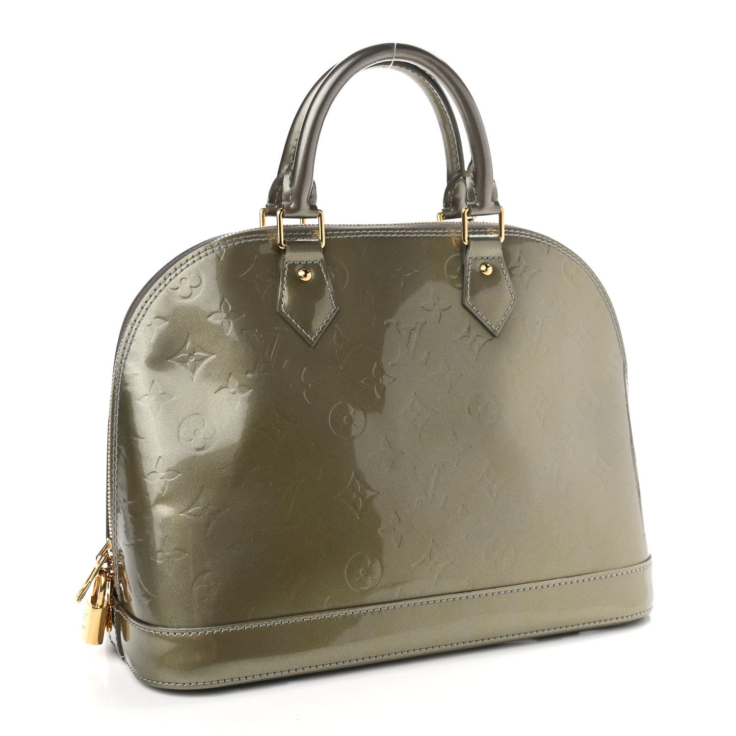 Louis Vuitton Vernis Alma PM Gris Art Deco 2 of 7