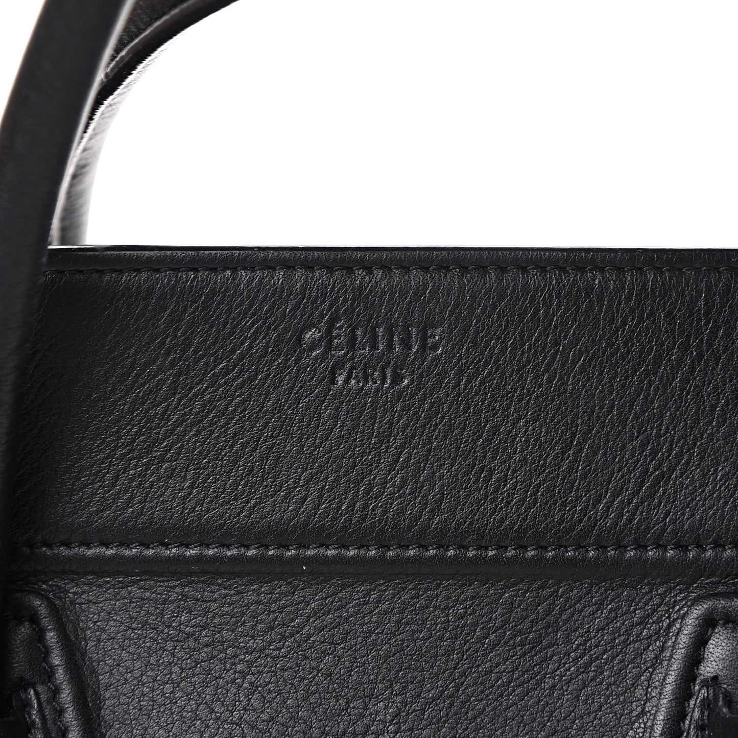 Supple Calfskin Medium Phantom Luggage Black