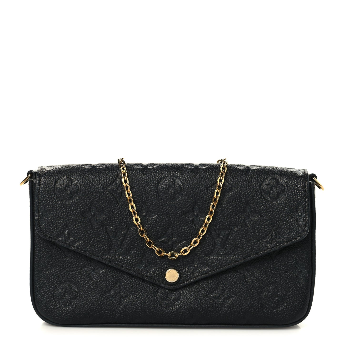 Empreinte Pochette Felicie Chain Wallet Black