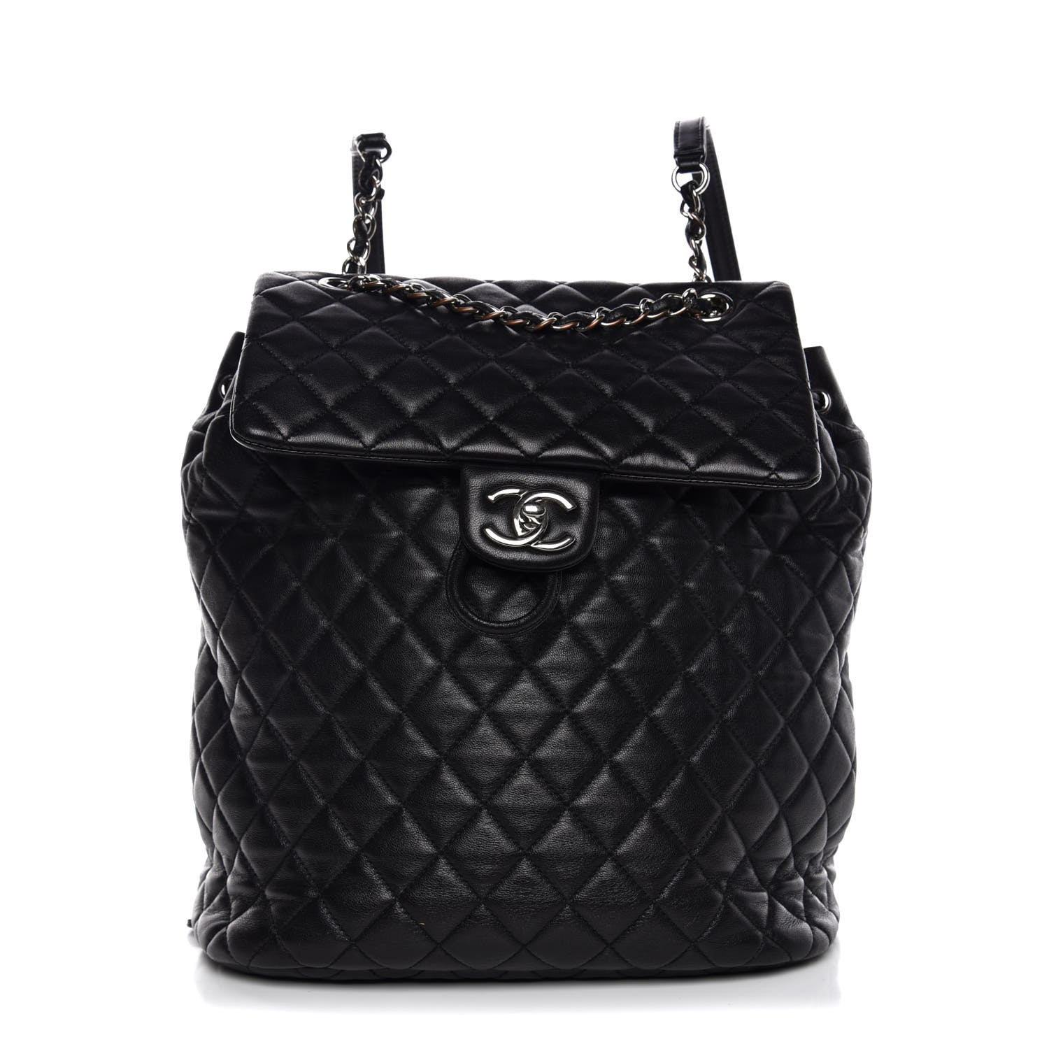 Chanel Lambskin Quilted Large Urban Spirit Backpack Black 1 of 7