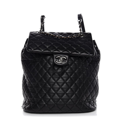 Chanel Lambskin Quilted Large Urban Spirit Backpack Black 1 of 7