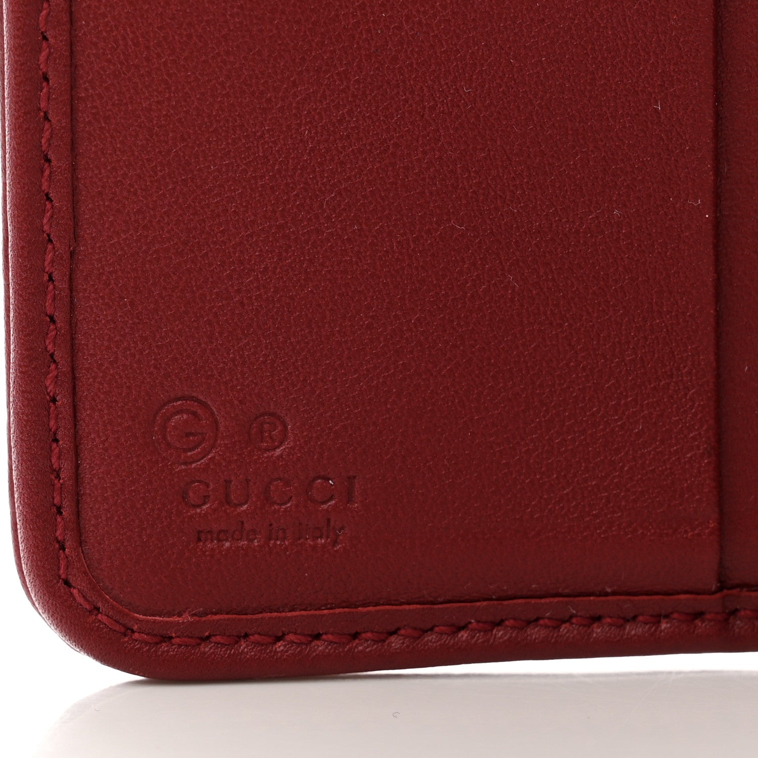 Gucci Soft Microguccissima Continental Zip Wallet Red 6 of 10