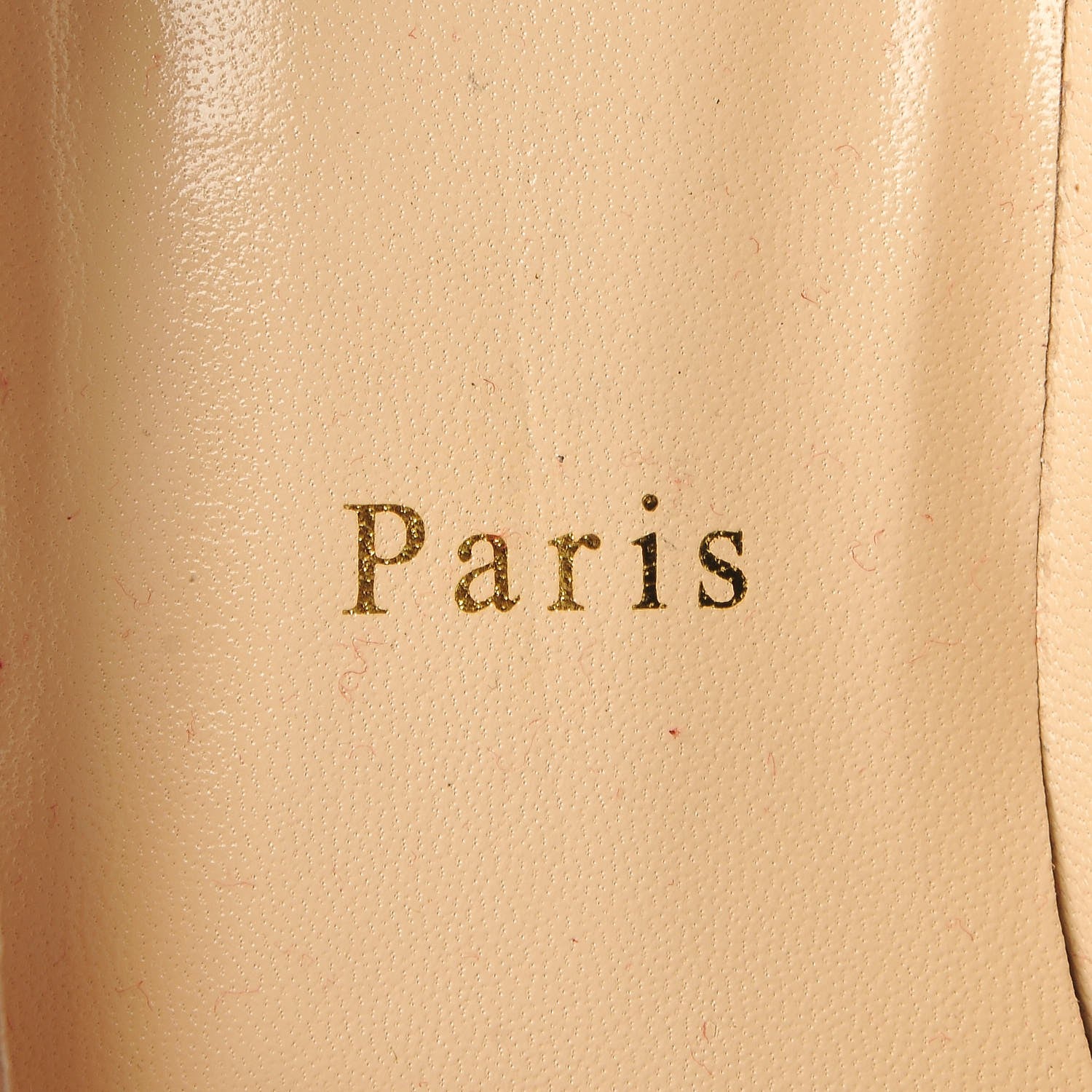 Christian Louboutin Patent Decollete 554 70 Pumps 36.5 Nude 10 of 10