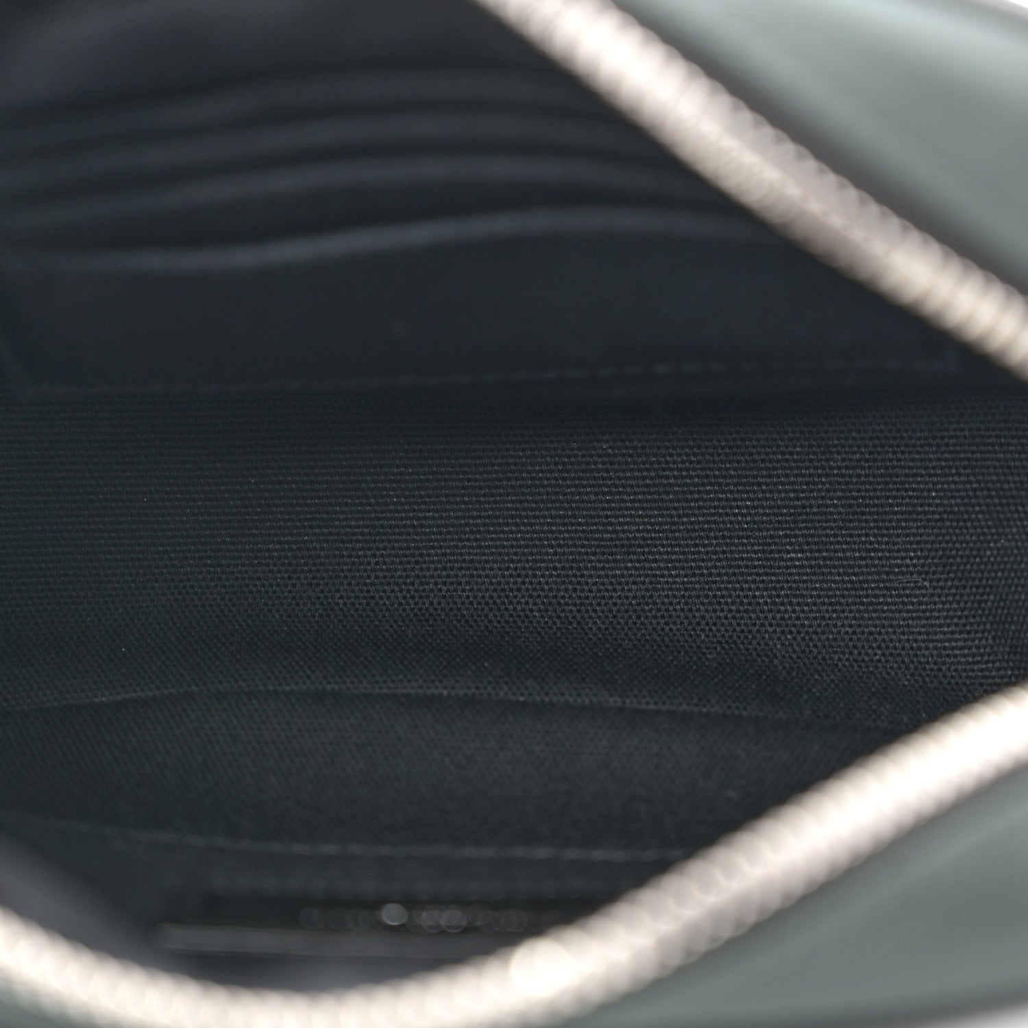 Saint Laurent Lambskin Nylon Small Camp Camera Bag Dark Green 5 of 11