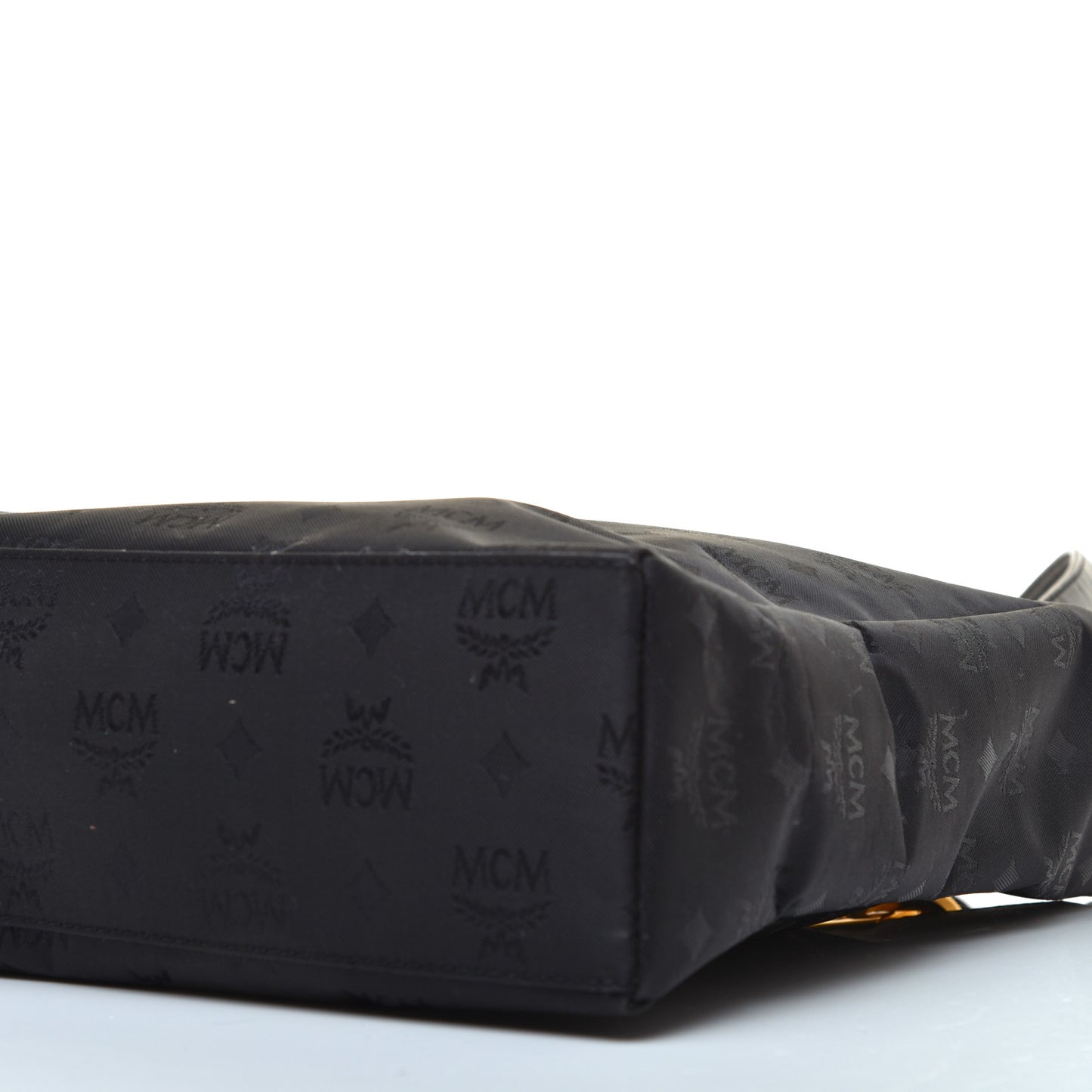 Nylon Monogram Tote Black