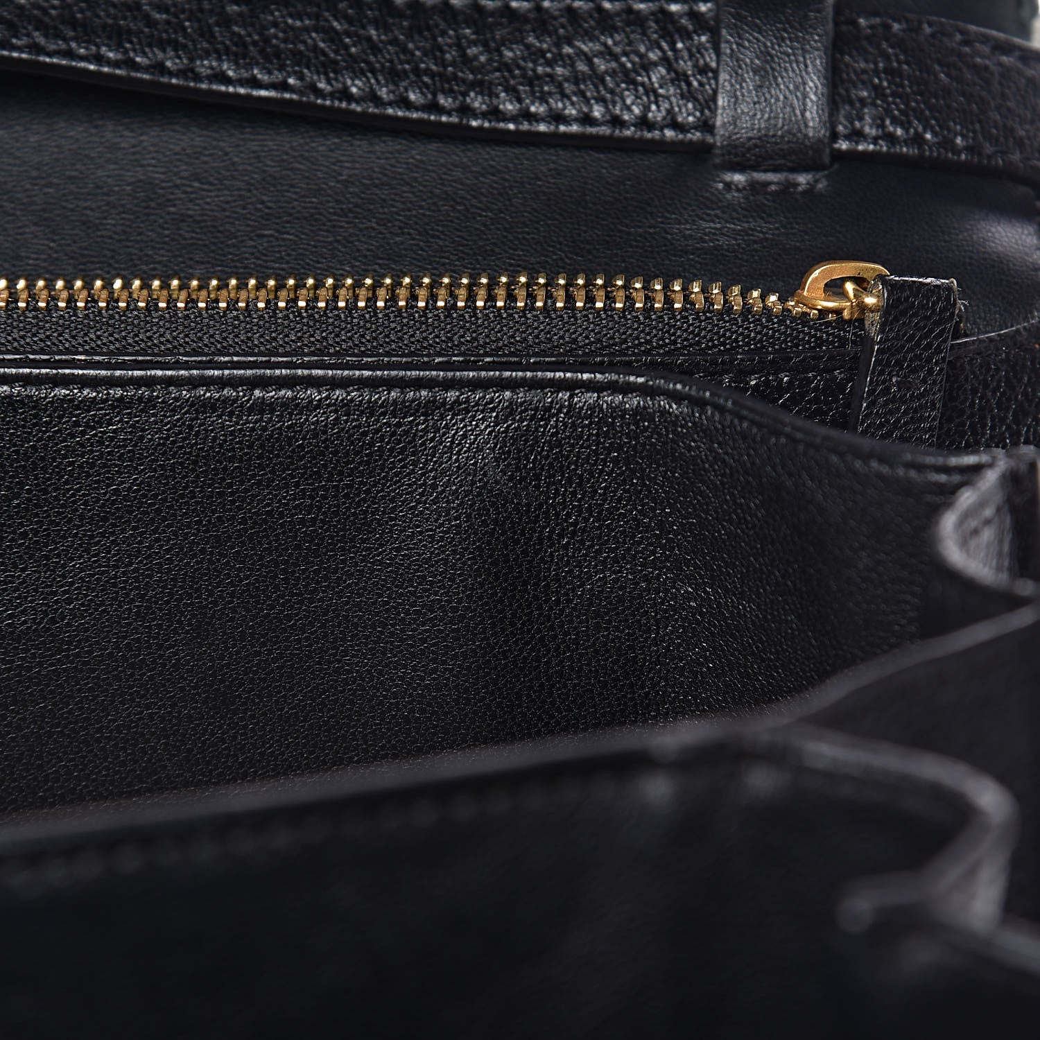 Celine Goatskin Medium Classic Box Flap Bag Black 8 of 17