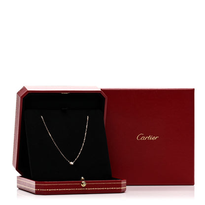 Cartier 18K Pink Gold Diamond SM D'Amour Pendant Necklace 5 of 5