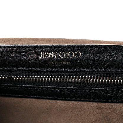Jimmy Choo Grainy Calfskin Lockett Shoulder Bag Black 5 of 32