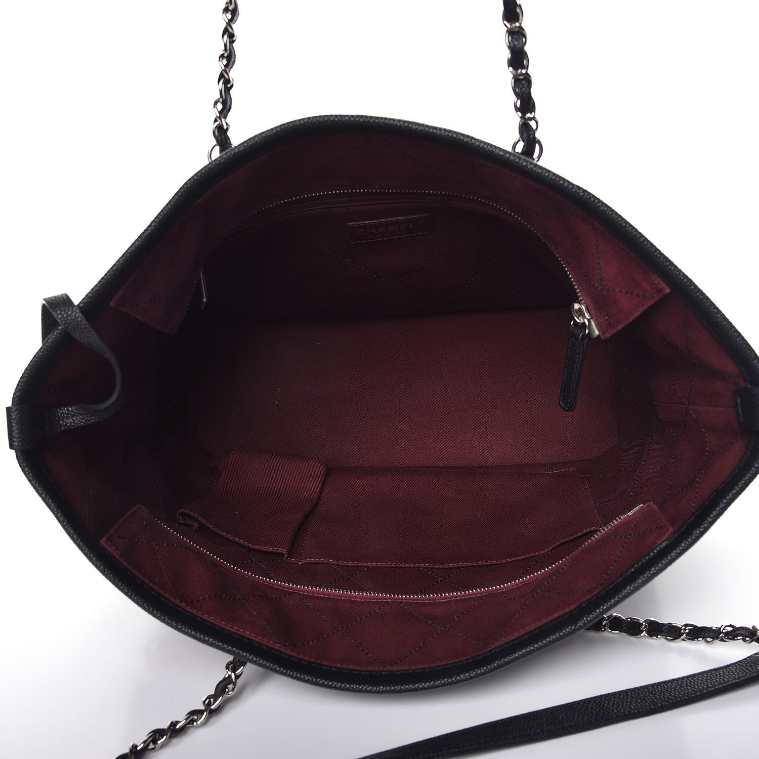 Chanel Grained Calfskin Daily Tote Black 6 of 9
