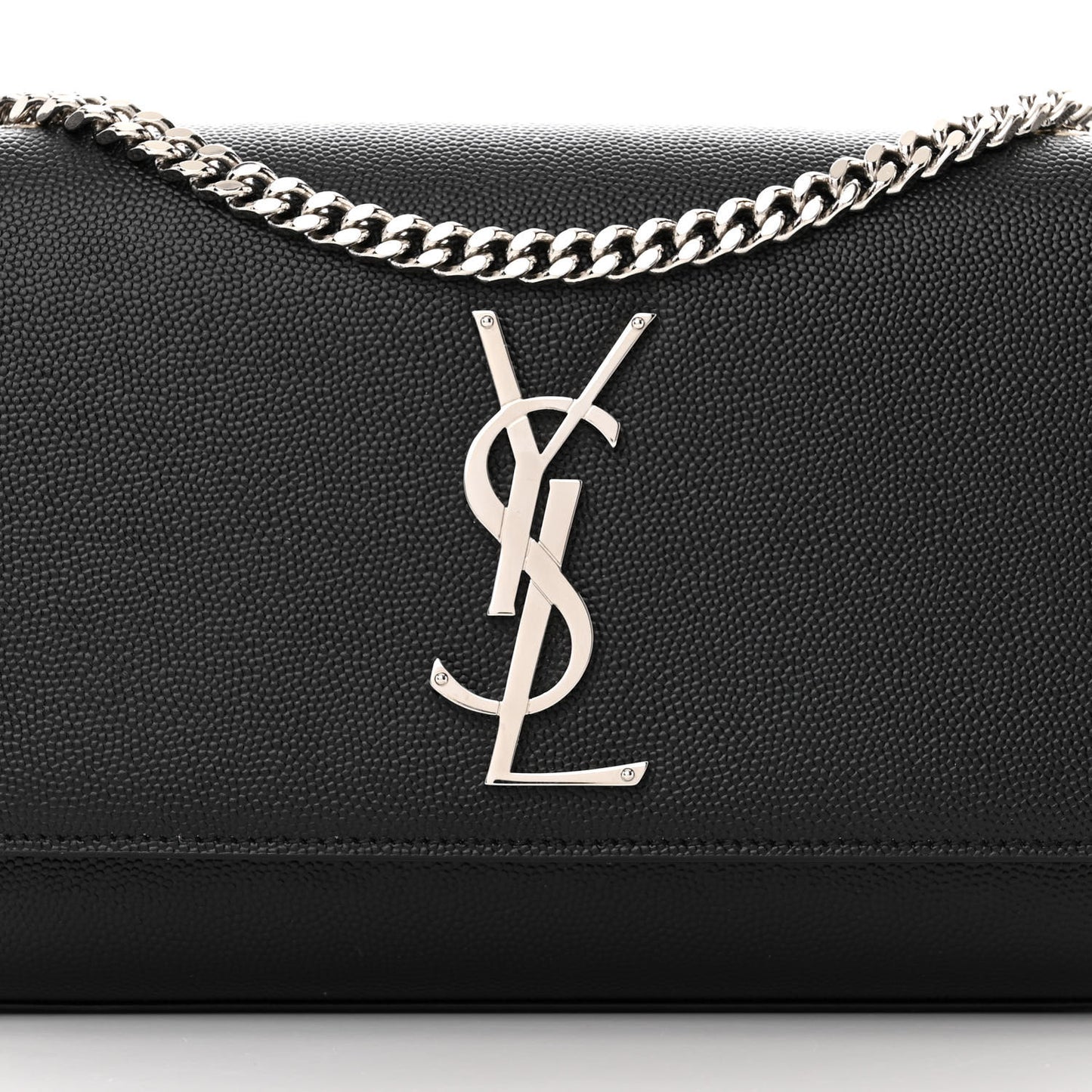 Grain De Poudre Small Monogram Kate Satchel Black