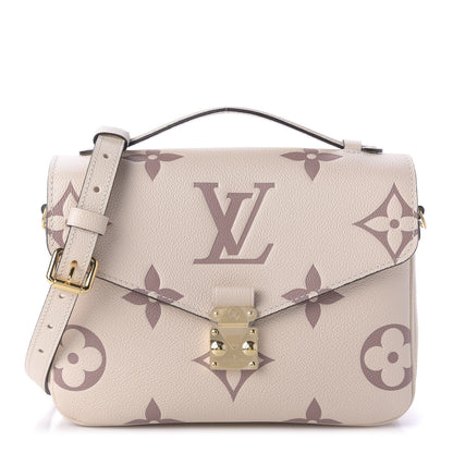 Louis Vuitton Empreinte Monogram Giant Pochette Metis Creme Bois De Rose 1 of 11