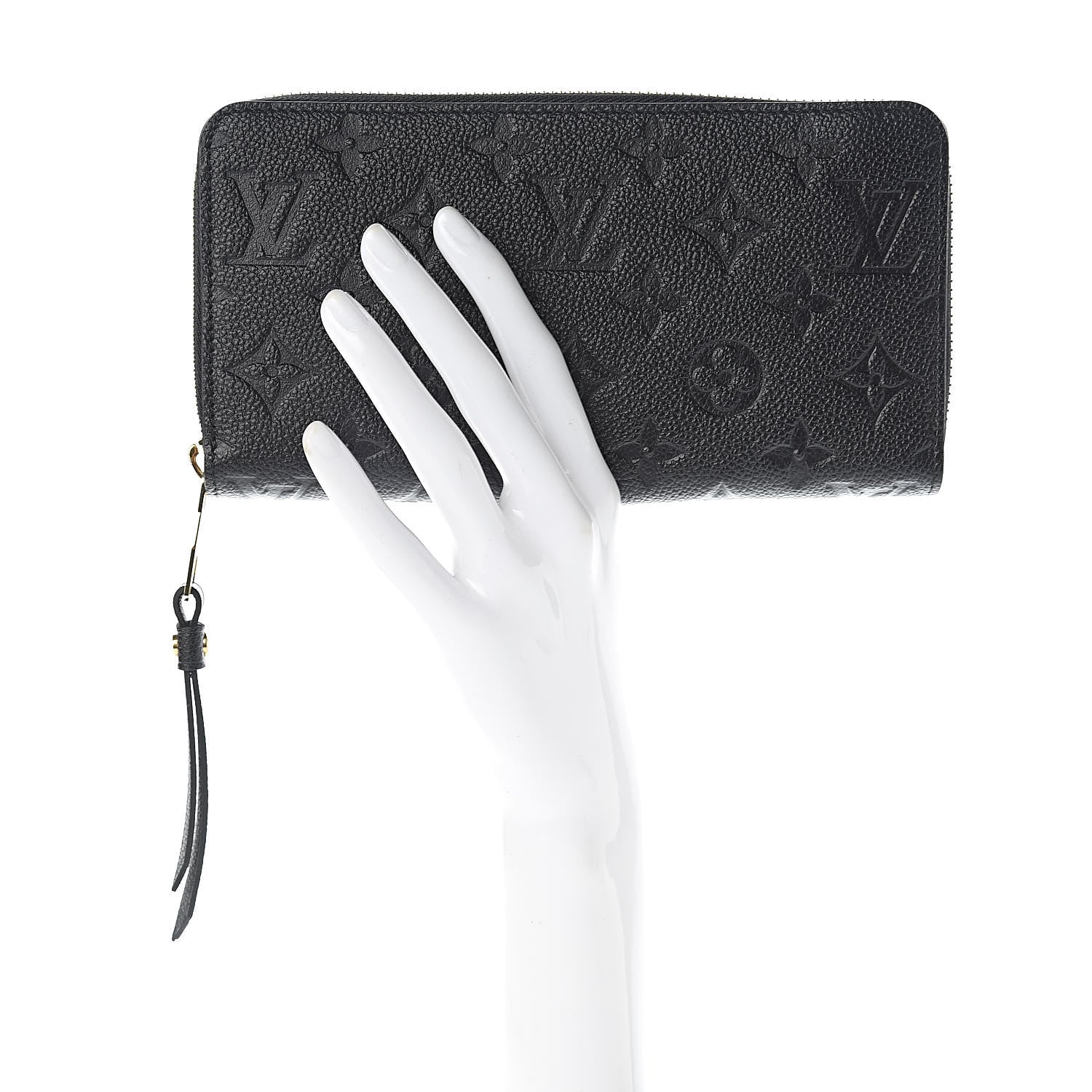Louis Vuitton Empreinte Zippy Wallet Black 2 of 8