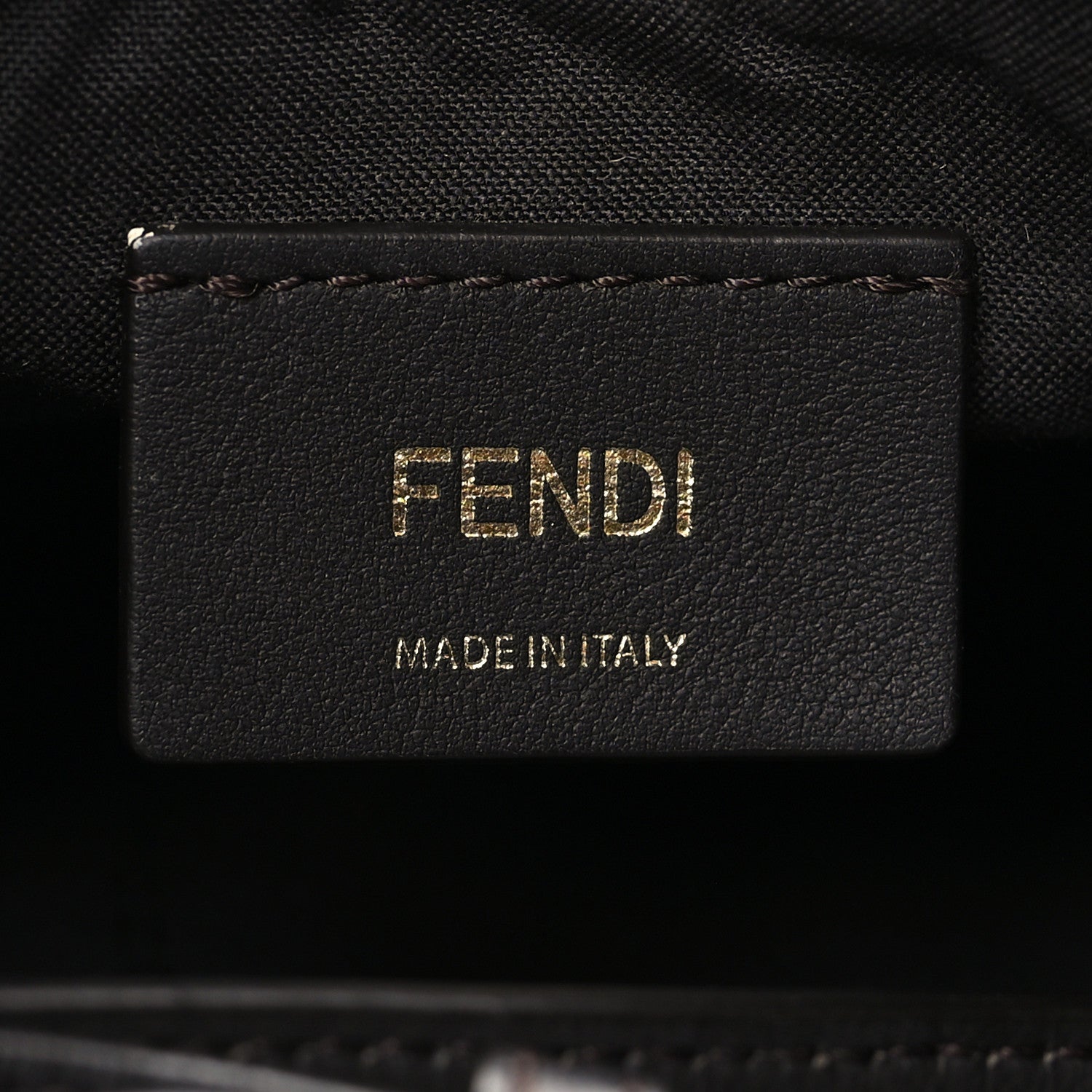 Fendi Fabric Jacquard Vitello Grace FF 1974 Small Fendigraphy Hobo Bag Tobacco Moro Ebano 6 of 11