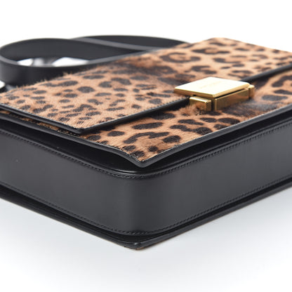 Saint Laurent Pony Hair Leopard Print Medium Bellechasse Brown Black 6 of 7