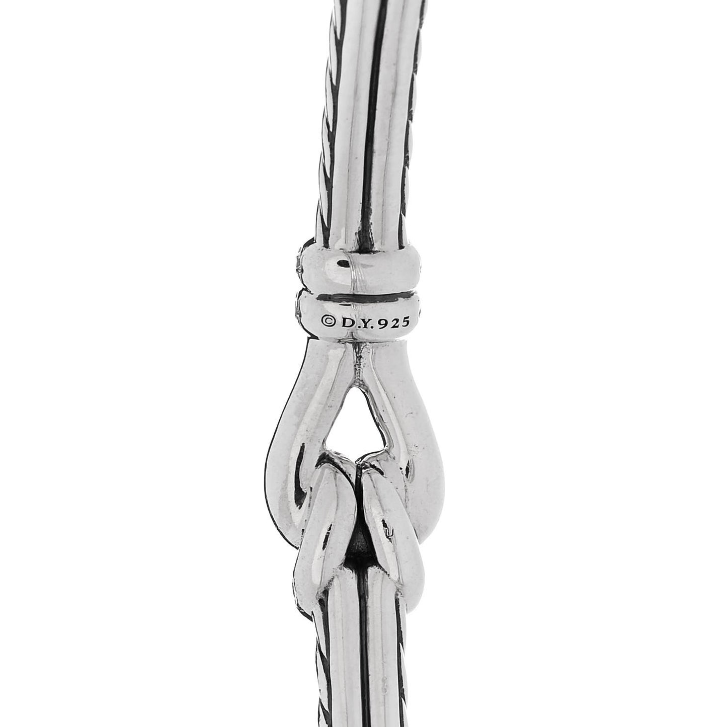 Sterling Silver Diamond 5.5mm Thoroughbred Loop Bracelet