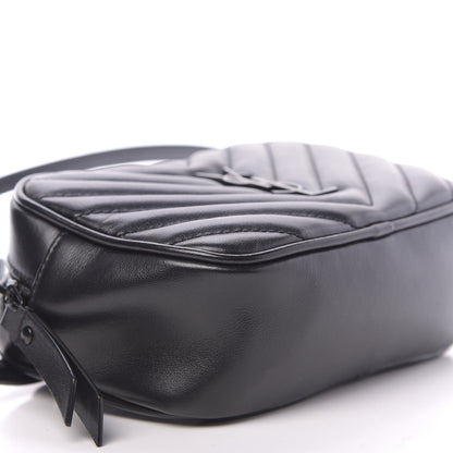Saint Laurent Calfskin Matelasse Monogram Lou Belt Bag Black 6 of 11