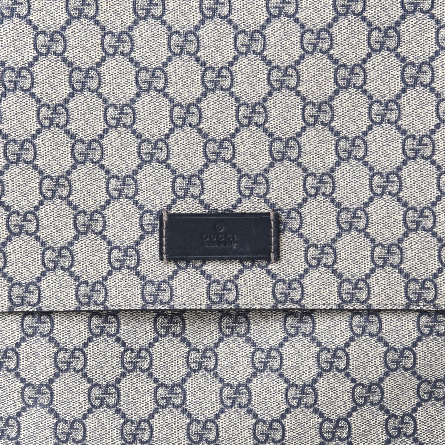 GG Plus Monogram Messenger Diaper Bag Navy