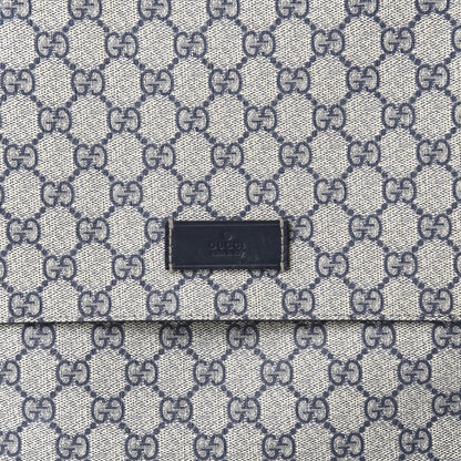 Gucci GG Plus Monogram Messenger Diaper Bag Navy 11 of 13