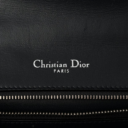 Christian Dior Metallic Patent Micro-Cannage Medium Diorama Flap Bag Silver 6 of 12