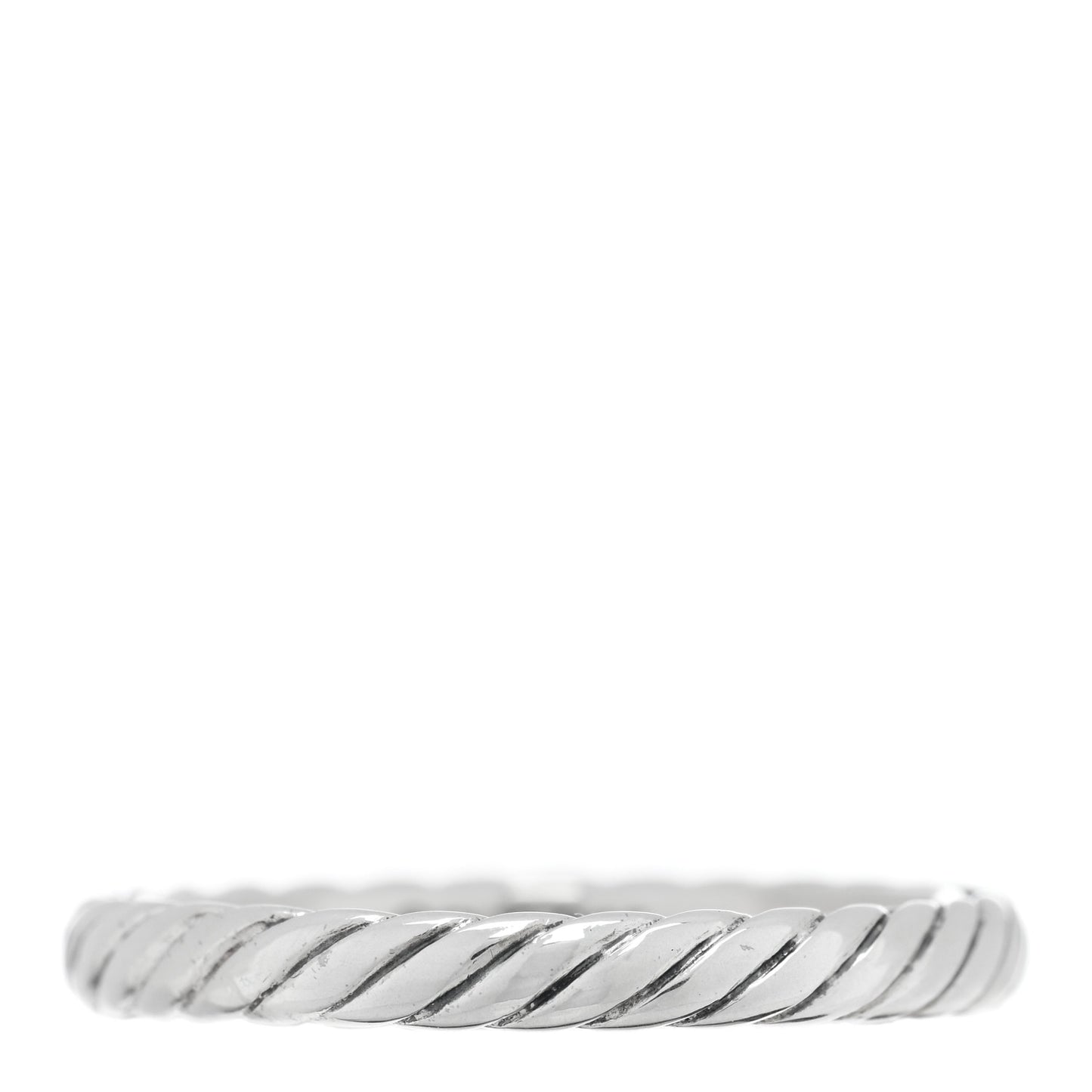 Sterling Silver Cable Classics Band Ring 54 6.75