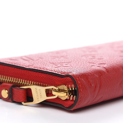 Louis Vuitton Empreinte Zippy Wallet Cherry 8 of 9