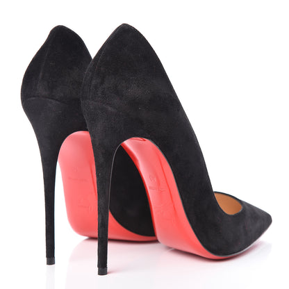 Christian Louboutin Suede So Kate 120 Pumps 40 Black 4 of 8