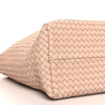 Bottega Veneta Lambskin Intreccio Medium Cabat Lotus 9 of 10
