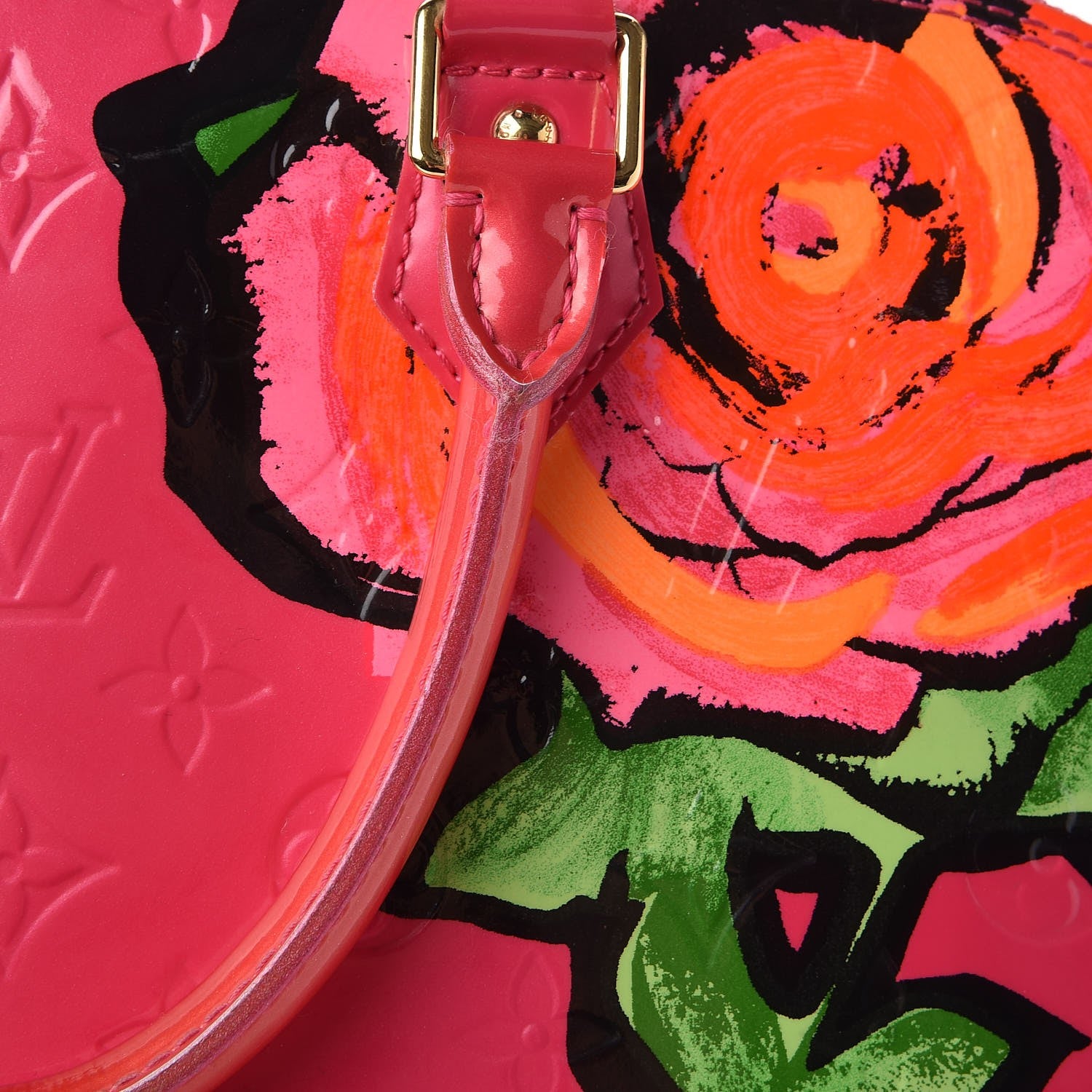 Louis Vuitton Vernis Roses Alma MM Rose Pop 16 of 19