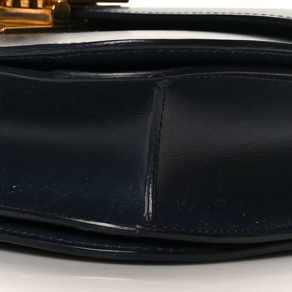 Celine Box Calfskin Medium Classic Box Flap Bag Navy 9 of 9