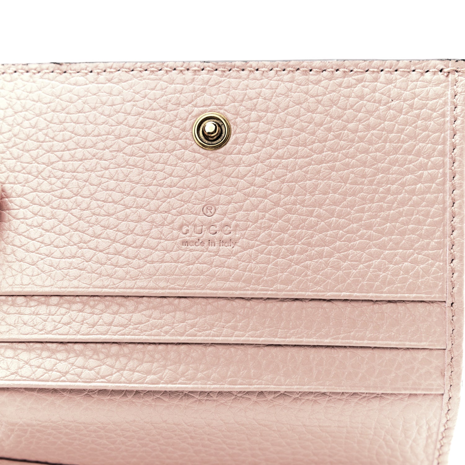 Gucci Cellarius Calfskin Blind for Love Animalier Card Case Perfect Pink 6 of 7