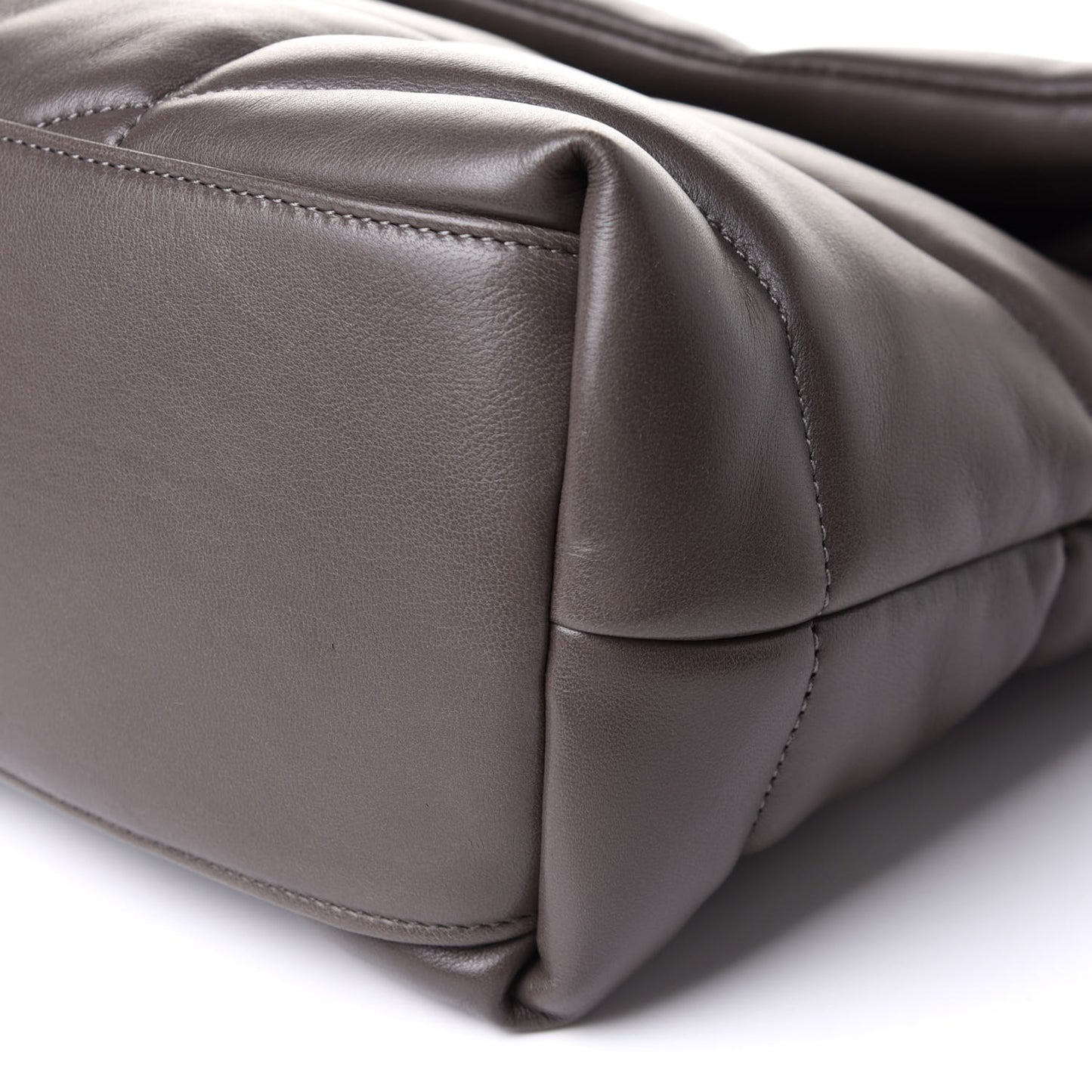 Calfskin Y Quilted Monogram Medium Loulou Chain Satchel Concrete