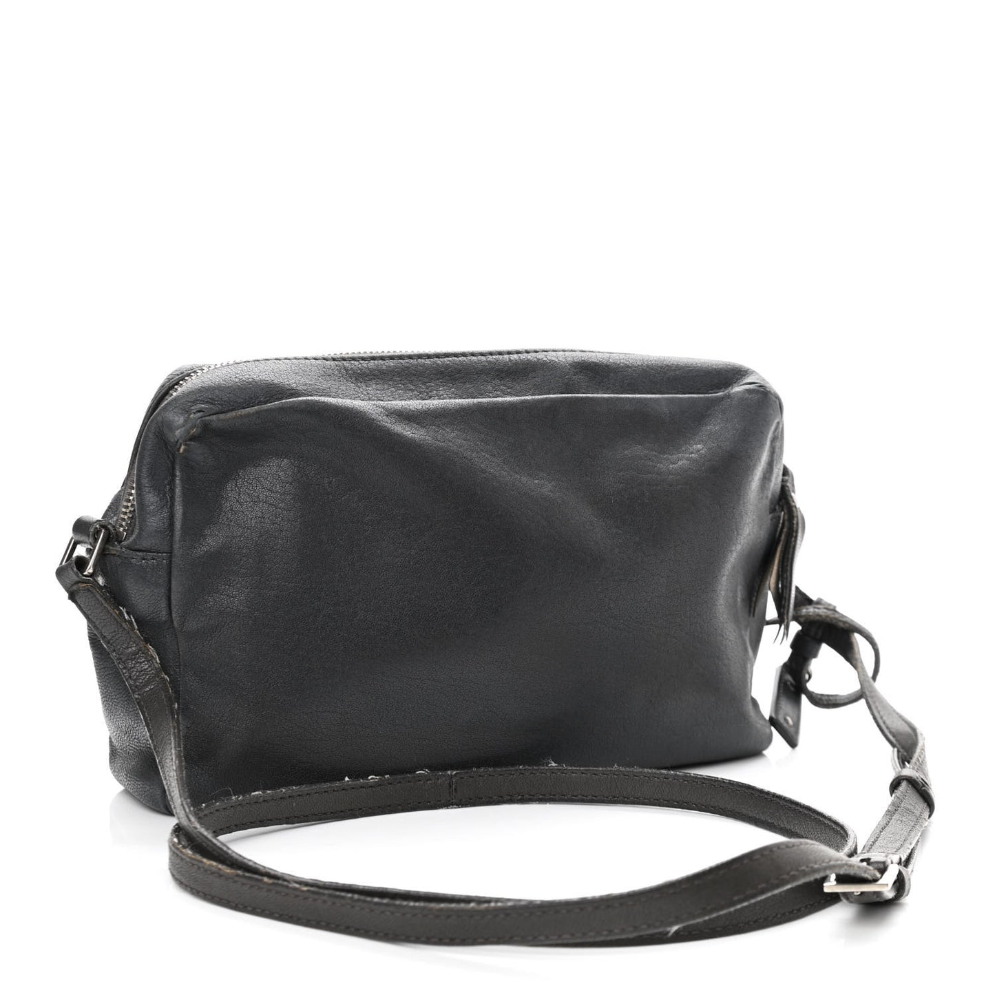 Lambskin Monogram Small Lou Camera Bag Asphalt