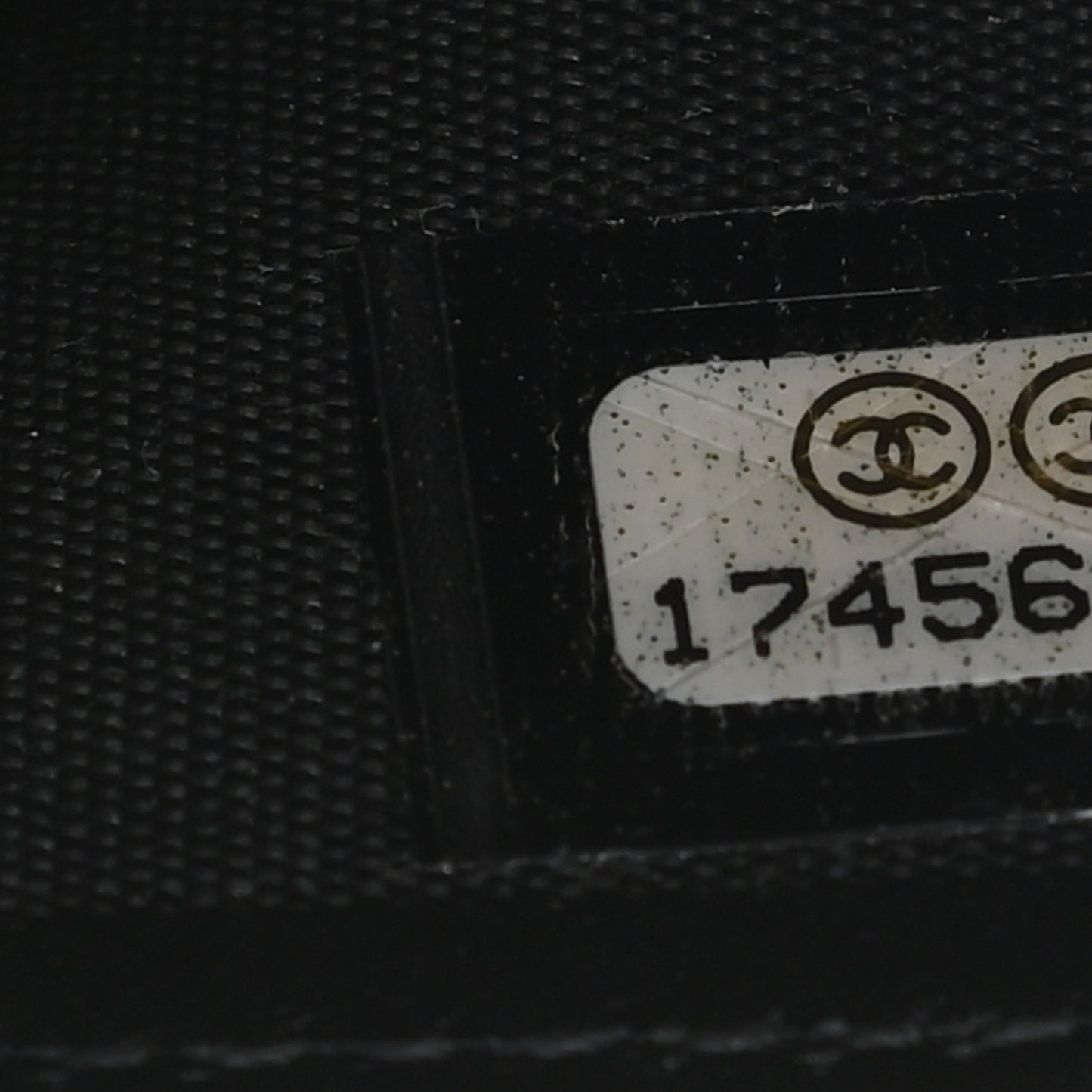 Caviar CC Long Flap Wallet Black