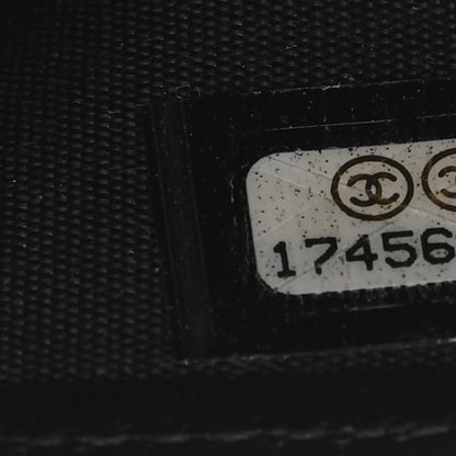Chanel Caviar CC Long Flap Wallet Black 8 of 11