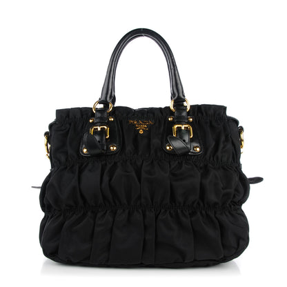 Prada Tessuto Nylon Gaufre Tote Nero Black 1 of 10