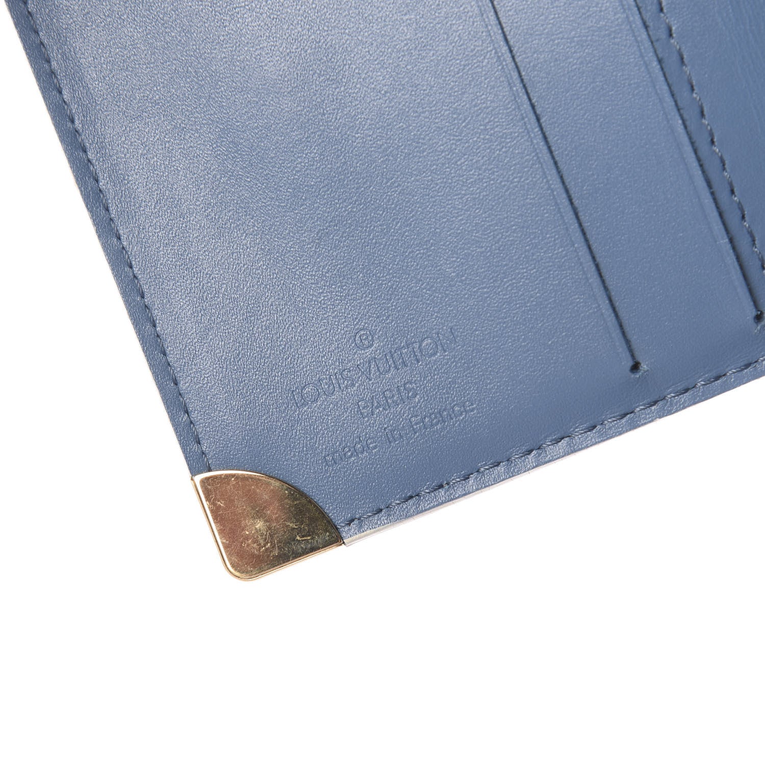 Louis Vuitton Suhali Compact Zipped Wallet Blue 6 of 6